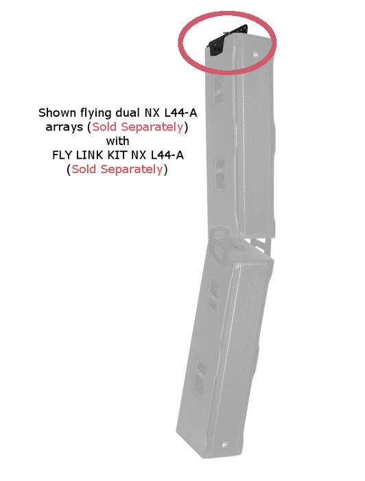 RCF FB-NXL44-A Flybar For One Or Two NX L44-A Speakers