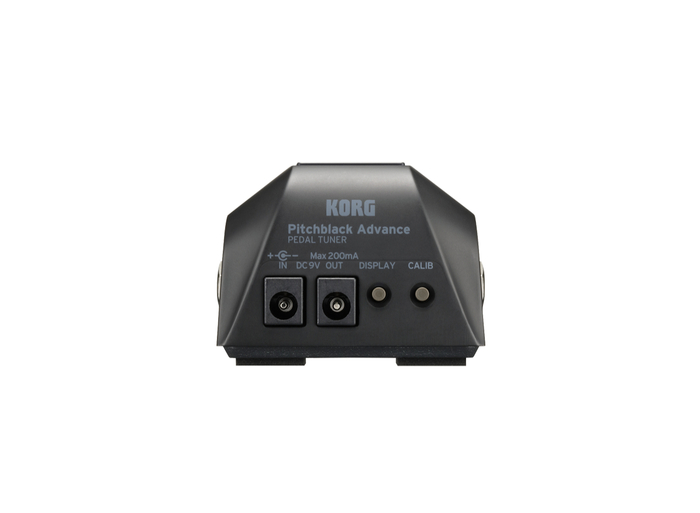 Korg Pitchblack Advance Pedal Tuner Compact Chromatic Tuner Pedal With 4 Display Modes, True Bypass
