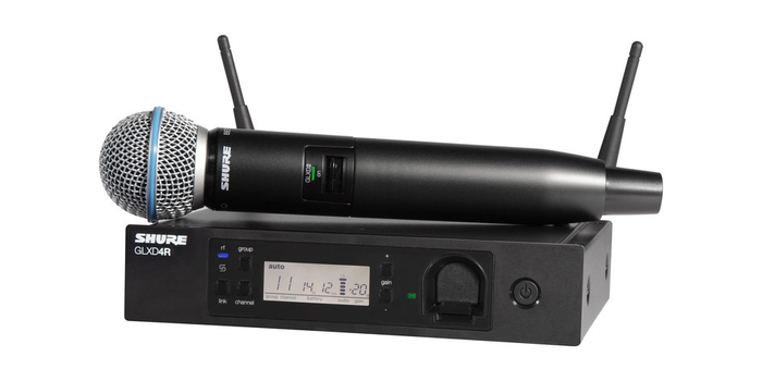 Shure GLXD24R/B58-Z2 Advanced Digital Wireless System With Beta 58A Handheld Mic