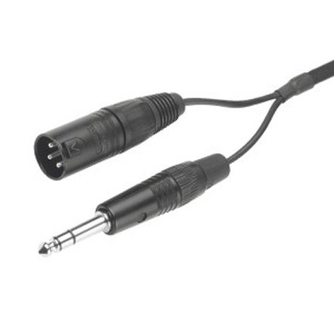 Beyerdynamic K109.40-1.5 4.9' Connecting Y-Cable For DT 109 Series, 3-pin XLR-M And 1/4" Jack