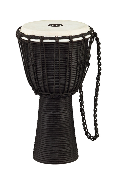 Meinl HDJ3-S 8" Black River Series Rope Tuned Wood Djembe