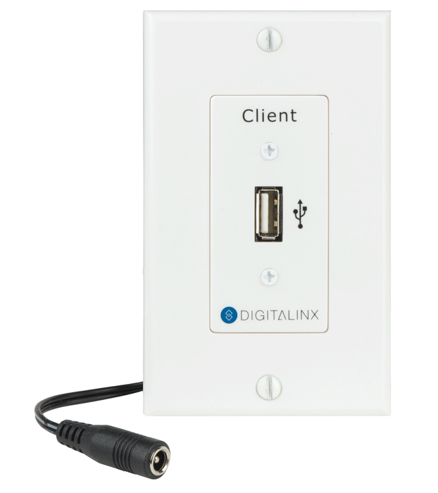 Intelix DL-USB2-WP-C X USB 2.0 Hi-Speed Twisted Pair Extender WP Client