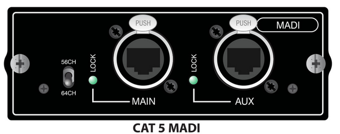 Soundcraft A520.005000SP MADI Cat5 Option Card For Si Series Mixers