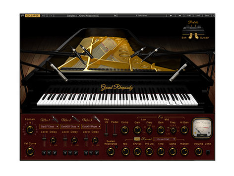 Waves Grand Rhapsody Piano Sampled  Fazioli F228 Grand Piano Virtual Instrument (Download)