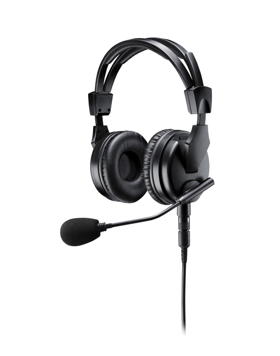 Shure BRH50M Premium Dual-Sided Broadcast Headset With Supercardioid Dynamic Mic And Cable