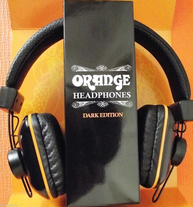 Orange DARK-EDITION Orange Headphones - Dark Edition Headphones With 40mm Drivers