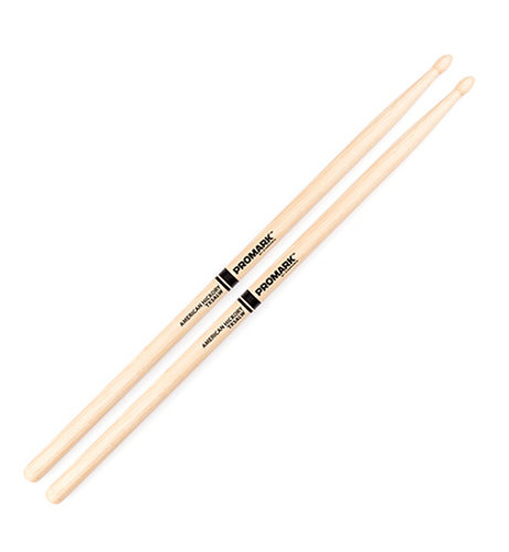 Pro-Mark TX5ALW 1 Pair Of American Hickory 5AL Oval Wood Tip Drumsticks