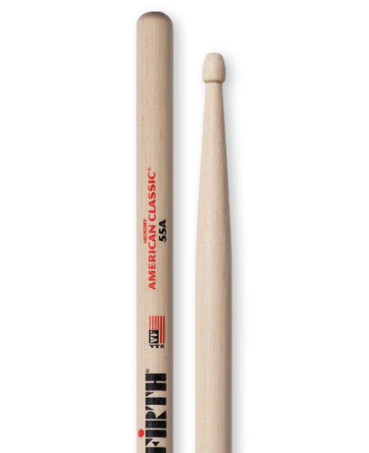 Vic Firth 55A 1 Pair Of American Classic 55A Drumsticks With Wood Tip