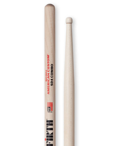 Vic Firth SD4 RicanCustomCombo Pair Of Jazz Drumsticks