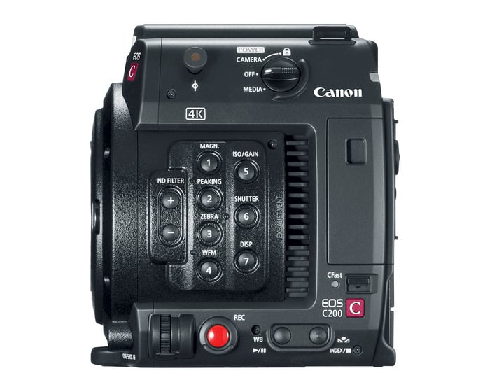 Canon EOS C200B 4K Cinema Camera With 8.85 Megapixel Super 35mm CMOS Sensor, Body Only