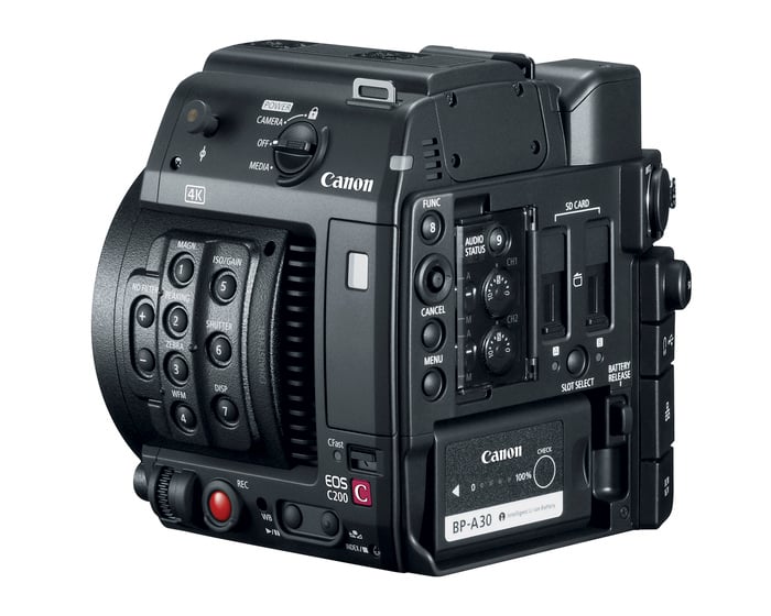 Canon EOS C200B 4K Cinema Camera With 8.85 Megapixel Super 35mm CMOS Sensor, Body Only