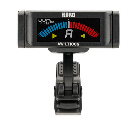 Korg AW-LT100G Clip-On Guitar Tuner With Color Display