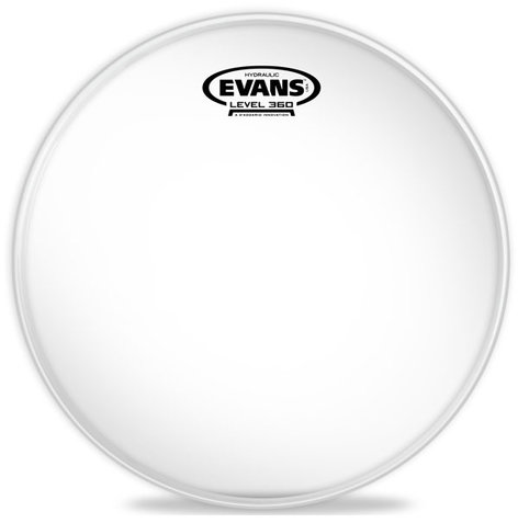 Evans TT10HG 10" Hydraulic Glass Clear Drum Head