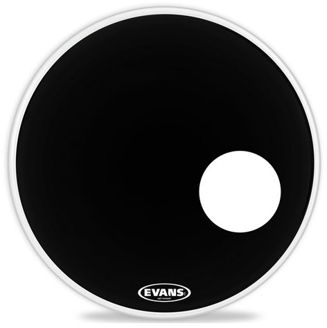 Evans BD26RB 26" EQ3 Resonant Bass Drum Head In Black