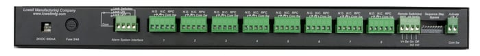 Lowell SEQR-8K 8-Channel Power Sequencer, 1 Rack Unit, Rocker Switch/Key