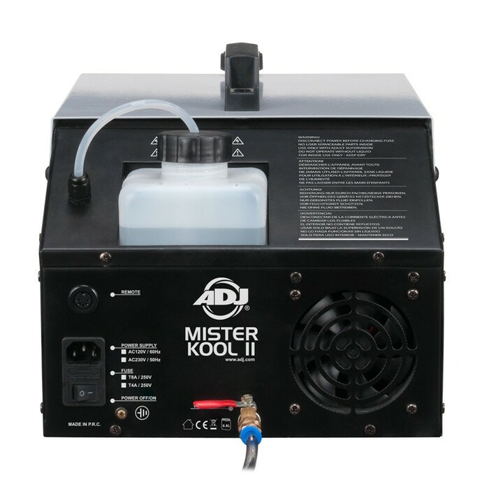 ADJ Mister Kool II 700W Water-Based Low-Lying Fog Machine, 3,000 Cfm Output