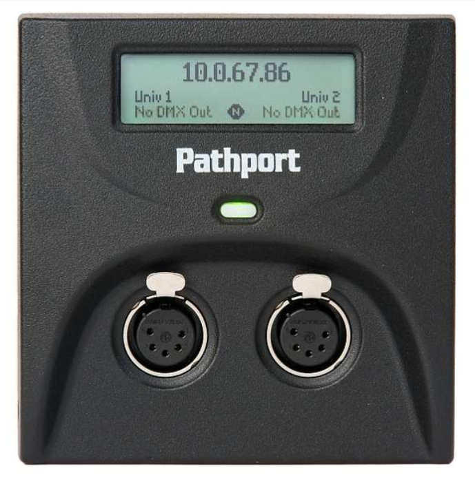 Pathway Connectivity 6201 Pathport C-Series Gateway With 2 DMX 5-pin XLRM Inputs
