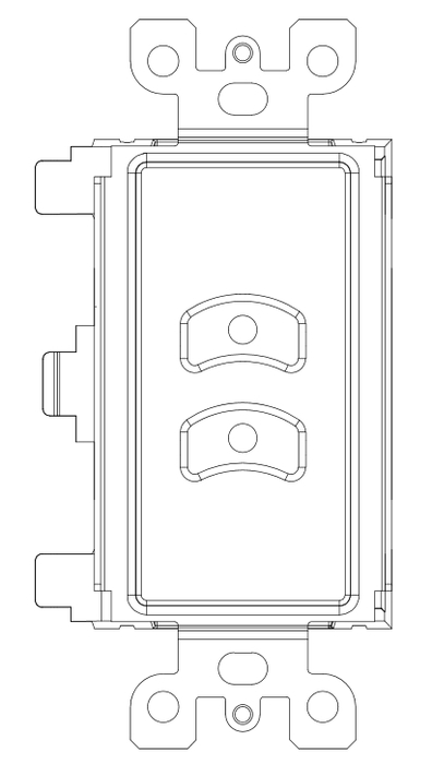 Pathway Connectivity 0700-5901 NSB 2-Button Local Insert