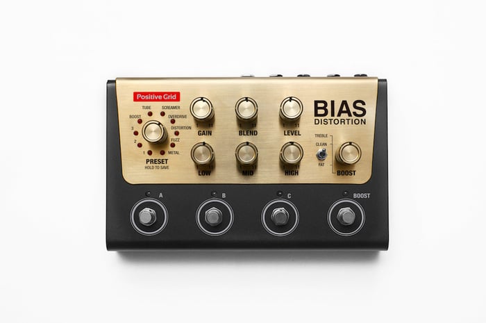 Positive Grid BIAS-DISTORTION BIAS Distortion Distortion Pedal With Pedal Software