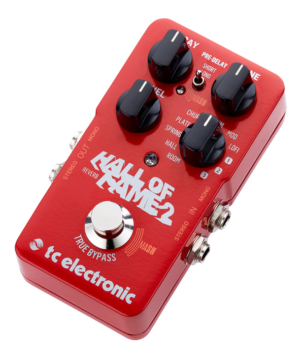 TC Electronic  (Discontinued) HALL-OF-FAME-REV-2 Hall Of Fame 2 Reverb TonePrint Enabled Reverb Pedal With MASH