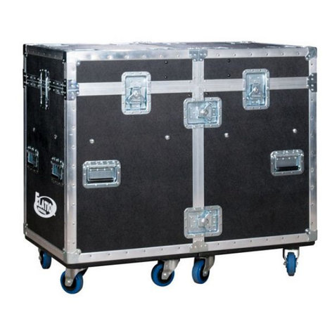 Elation DRCZW37 Quad Road Case For ZW37