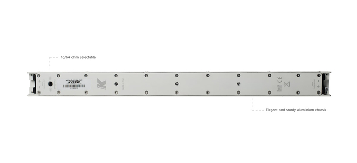 K-Array Vyper-KV52W I 8x1" Ultra Flat 50cm Long Aluminum Line Array Element Speaker, White