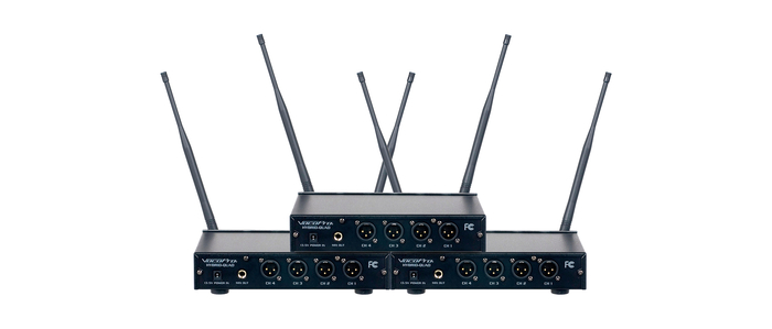 VocoPro Digital-Acapella-12 Twelve-Channel UHF Wireless Handheld Microphone System