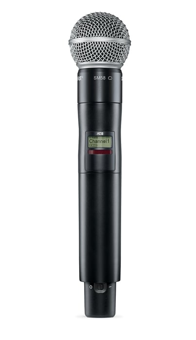 Shure AD2/SM58 Handheld Microphone Transmitter With SM58 Capsule