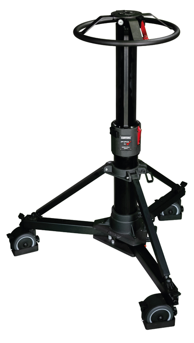 Cartoni P7MA1 P70+ Master System P70+ Pedestal With Master Mk2 Head, (2) Pan Bars, Flat Base Adapter And Pump