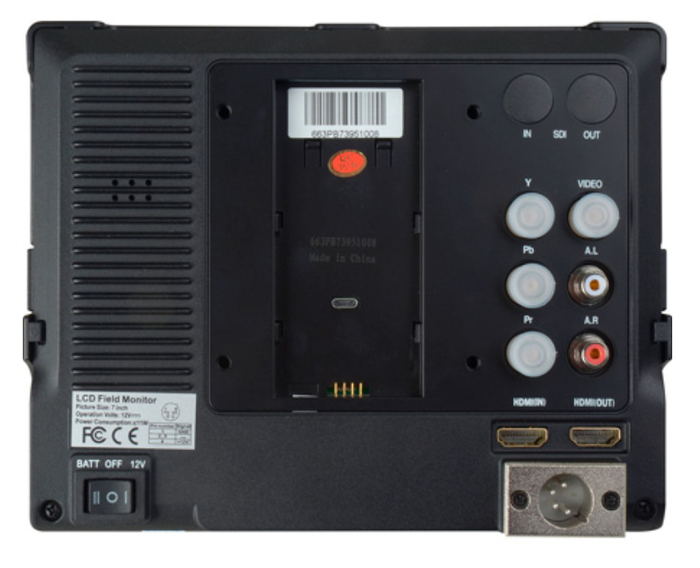 Delvcam DELV-WFORM-7 7" On-Camera HDMI Monitor With Video Waveform
