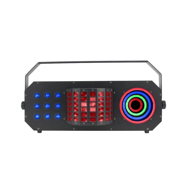 ADJ Boom Box FX3 3-in-1 Effect Fixture With Mini Dekker, TRI Color LED Effect And LED Visual Ring
