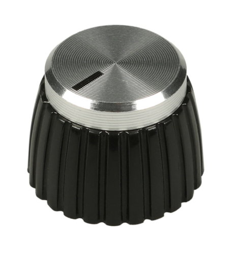 Marshall M-KNOB-00039 2555X Silver Jubilee Silver Knob