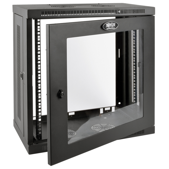 Tripp Lite SRW12U13G SmartRack 12 Units Patch Depth Wall Mount Enclosed Rack Cabinet