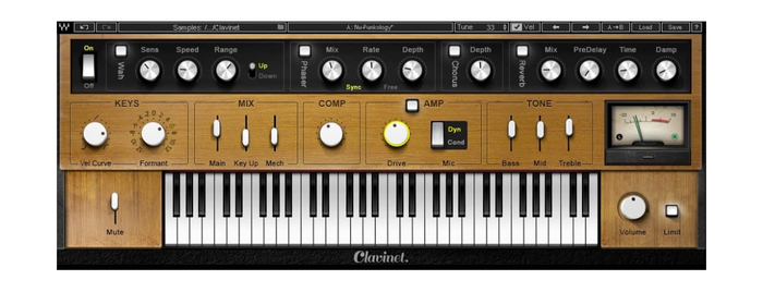 Waves Clavinet Sampled D6 Model Clavinet Virtual Instrument (Download)