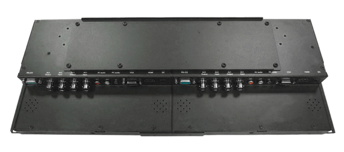 ToteVision LED-803HD2 8” LCD Monitor In 4RU Rack Mount