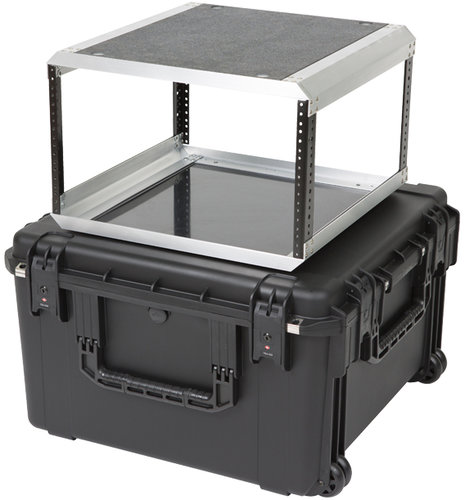 SKB 3i-2424-146U 6RU Removable Cage Molded Shockmount Rack Case