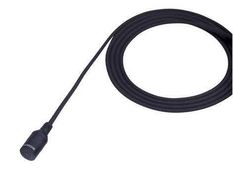 Sony ECM-44B Omnidirectional Electret Condenser Lavalier Microphone