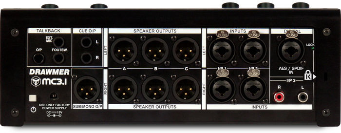 Drawmer MC3.1 Monitor Controller With 5 Source Selects