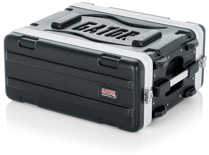 Gator GR-4S 4RU, 14.25" Deep Locking Rack Case With Front, Rear Rails