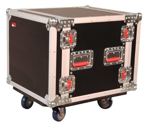 Gator G-TOUR 10U CAST 10RU, 17" Deep ATA Flight Rack Case With Casters