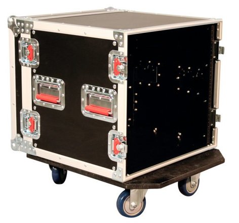 Gator G-TOUR 10U CAST 10RU, 17" Deep ATA Flight Rack Case With Casters