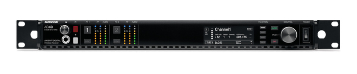 Shure AD4DNP Axient Dual-Channel Receiver, Without Accessories