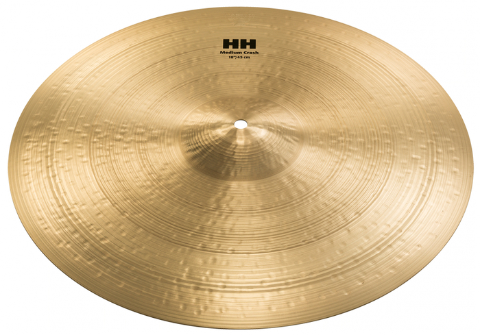 Sabian 11808B 18" HH Medium Crash Cymbal In Brilliant Finish