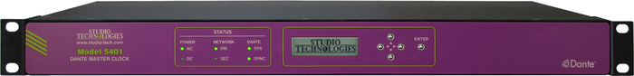 Studio Technologies M5401 Dante Master Clock