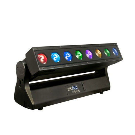 Elation Chorus Line 8 8x40W RGBW LED Pixel Bar Wash Fixture With Zoom And Motorized Tilt