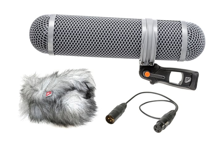 Rycote 010321 Super-Shield Kit, Medium Shotgun Microphone Windshield And Shock Mounting Kit