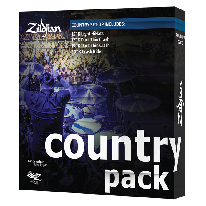 Zildjian K0801C Country Music Cymbal Pack