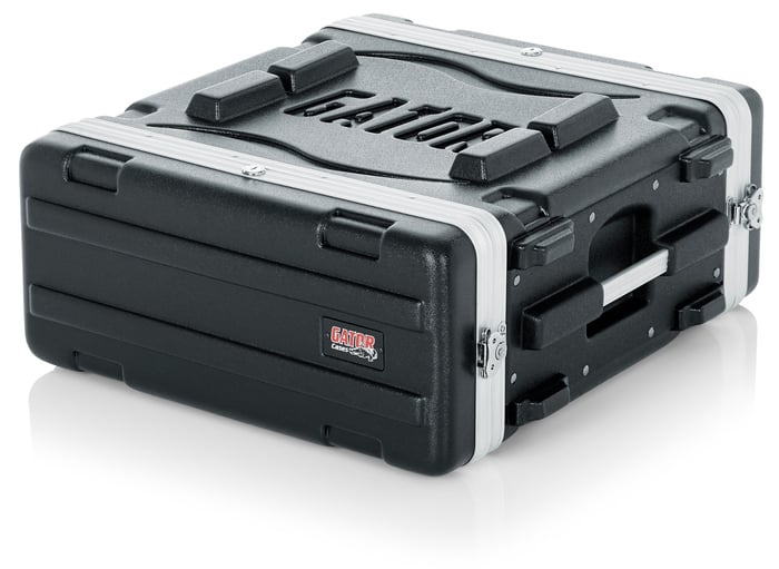 Gator GR-4L 4RU, 19" Deep Locking Rack Case With Front, Rear Rails