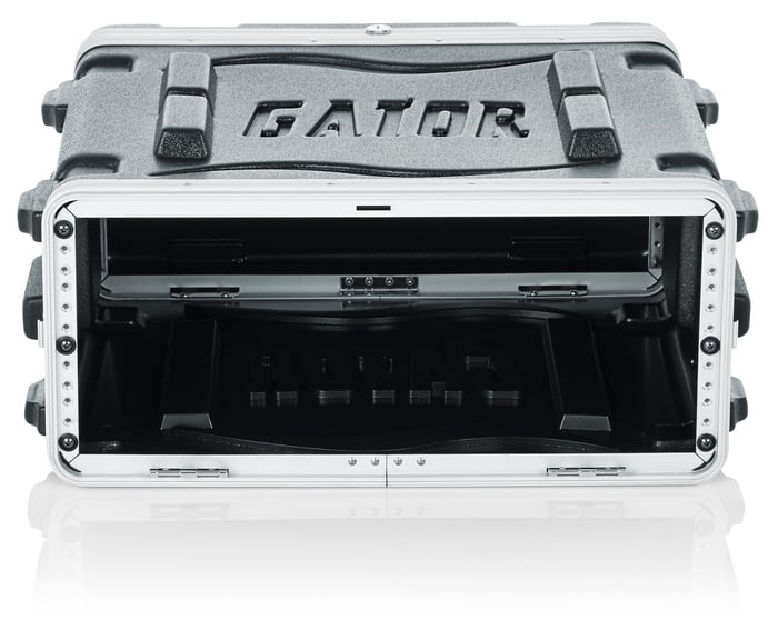 Gator GR-4L 4RU, 19" Deep Locking Rack Case With Front, Rear Rails