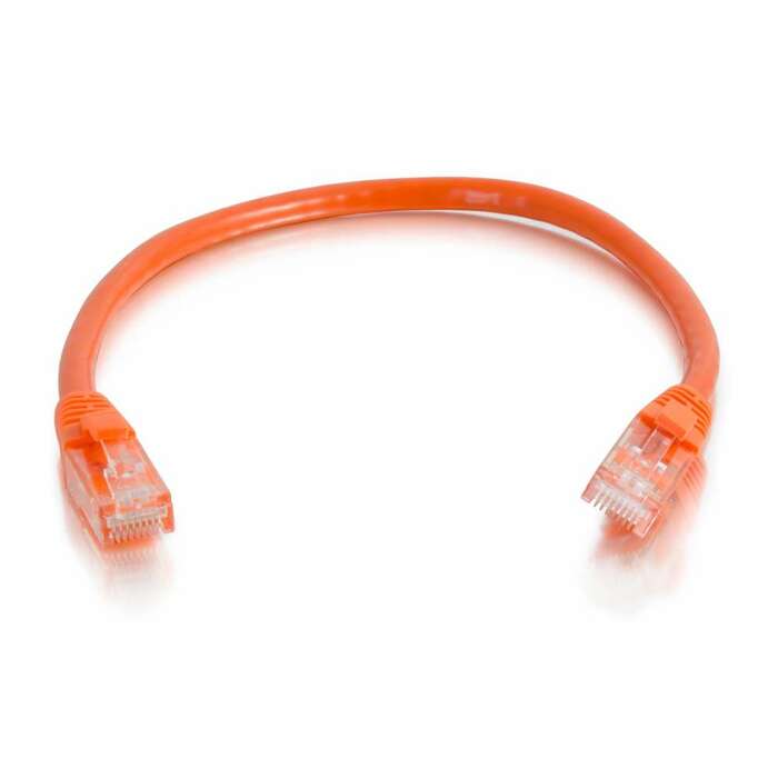 Cables To Go 27815 Cat6a Snagless Unshielded (UTP) Patch Cable Orange Ethernet Network Patch Cable, 25 Ft